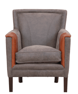 Delta-chesterfield-eigentijds-fauteuil-william-grey-cognac-vooraanzicht