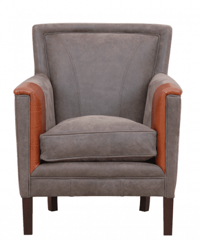 Delta-chesterfield-eigentijds-fauteuil-william-grey-cognac-vooraanzicht