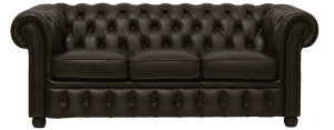 Sandhurst premium driezits chesterfield bank in olijf groen