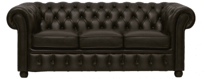 Sandhurst premium driezits chesterfield bank in olijf groen