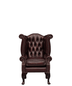 Delta Chesterfield higback scrollwing chair