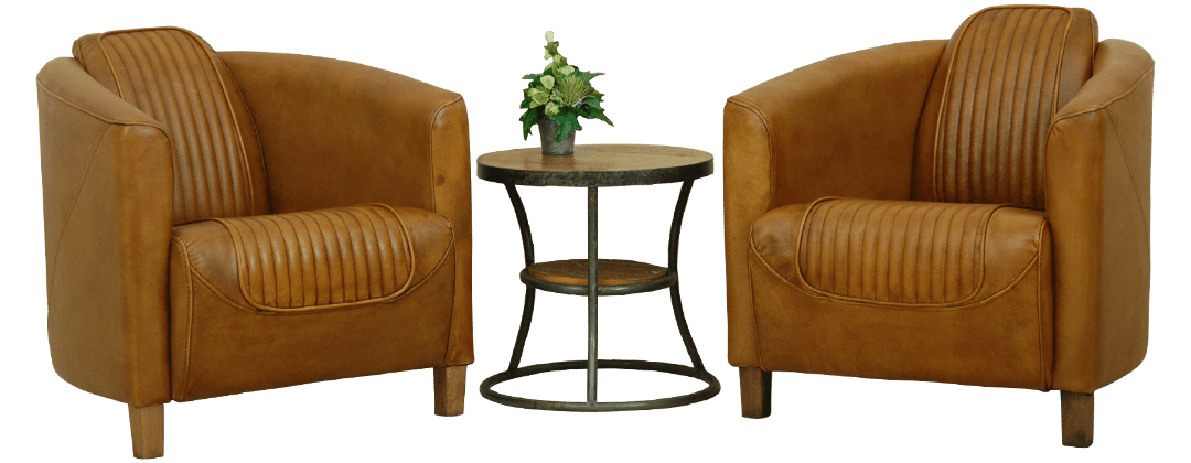 Delta-chesterfield-eigentijds-stoel-Rolf-set-met tafel