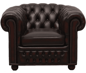 Delta-chesterfield-traditioneel-stoel-1zits-Cambridge-ant-rust-vooraanzicht