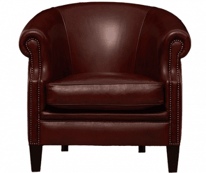 delta-chesterfield-vermeer-stoel-schaap-middelbruin-vooraanzicht