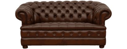 Delta-chesterfield-traditioneel-2zits-Majestic-buttoned-seat-antique-autumn-tan-vooraanzicht