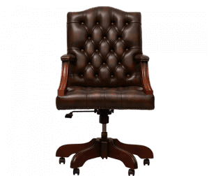 delta-chesterfield-bureaustoel-gainsborough-swivel-ant-gold-vooraanzicht