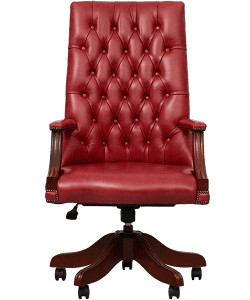 delta-chesterfield-bureaustoel-libray-swivel-crystal-camay-vooraanzicht