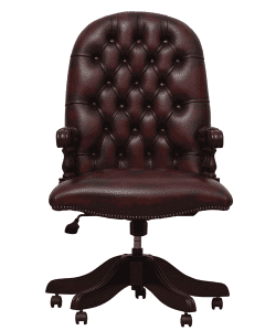 delta-chesterfield-bureaustoel-mountbatton-swivel-ant-red-vooraanzicht