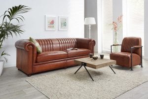 moderne chesterfield gilbert met stoel