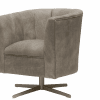 Delta-chesterfield-eigentijds-tub-chair-swivel-plain-back-trible-light-grey-zijaanzicht