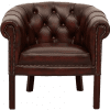 Delta-chesterfield-traditioneel-tub-chair-regency-ant-rust-vooraanzicht