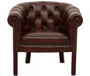 Delta-chesterfield-traditioneel-tub-chair-regency-ant-rust-vooraanzicht
