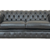 Zwarte 3zits chesterfield nieuw