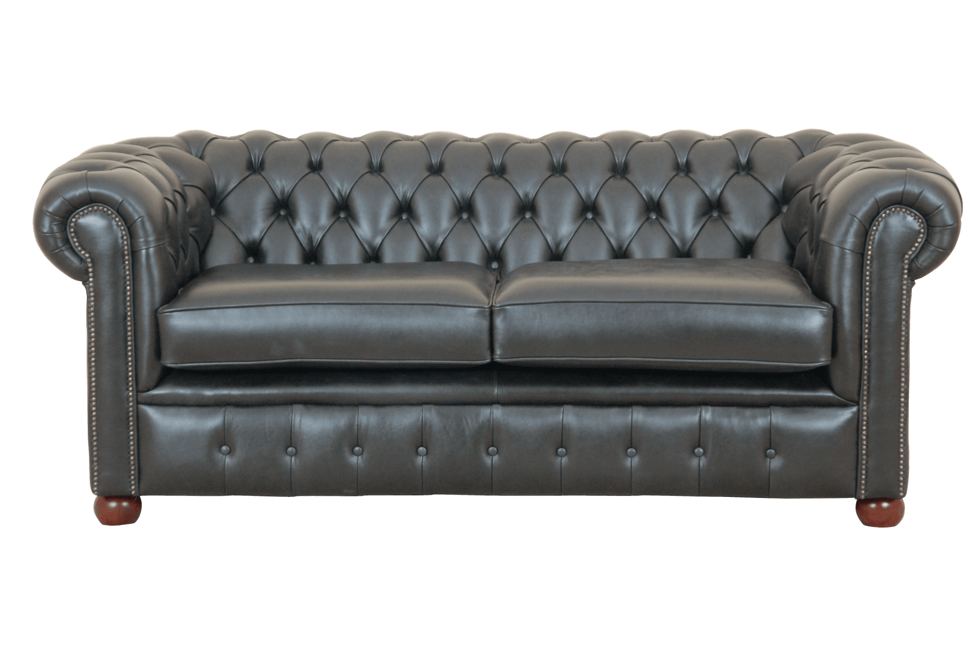 Zwarte 3zits chesterfield nieuw