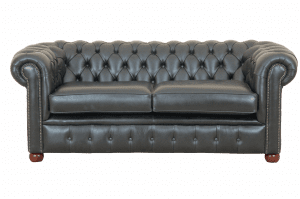 Zwarte 3zits chesterfield nieuw