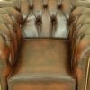 Eton chesterfield fauteuil in het bruin