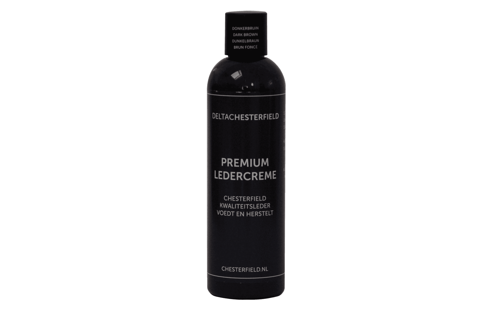 premium ledercreme donkerbruin