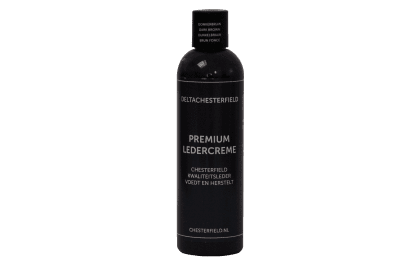 premium ledercreme donkerbruin