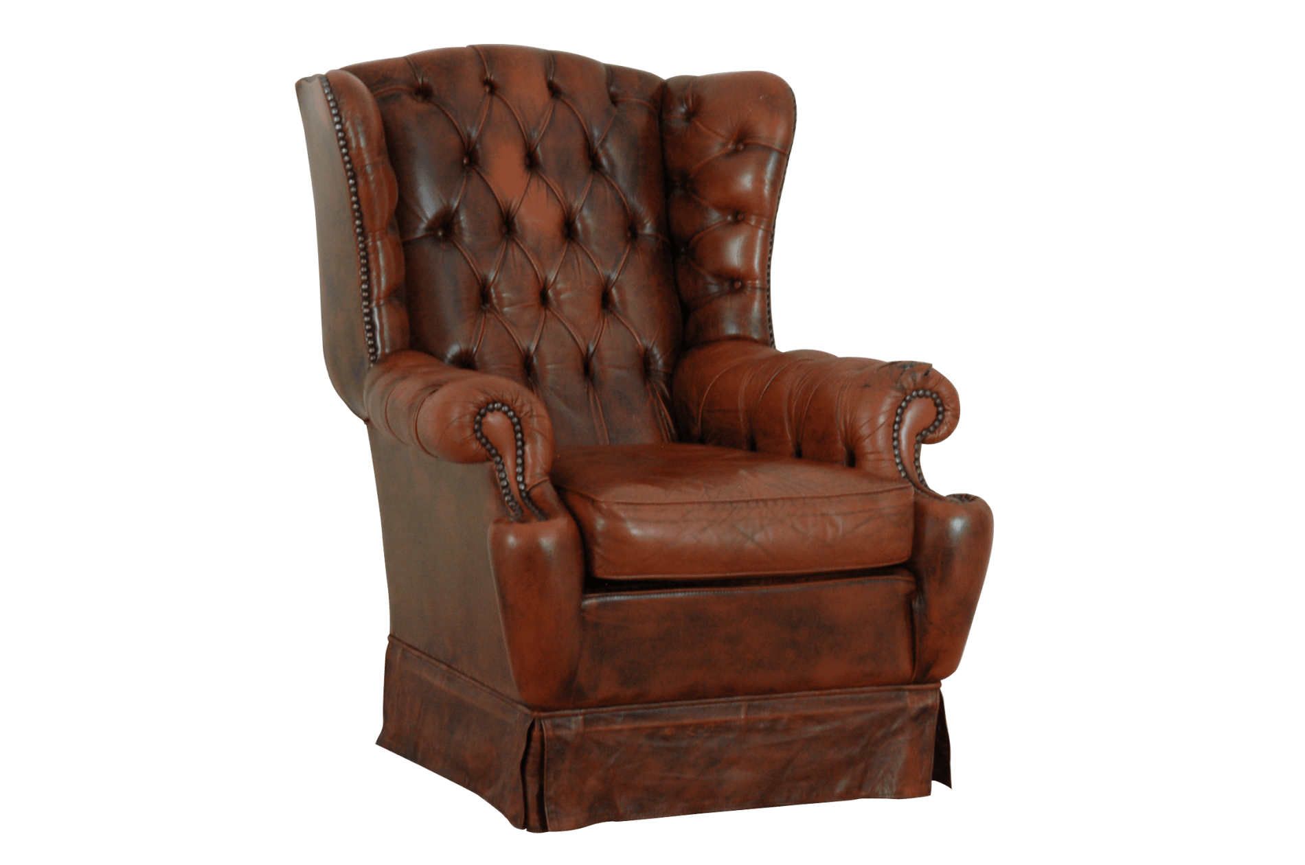 Vintage chesterfield highback chair