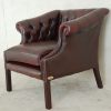 midi highback chesterfield chair gebruikt