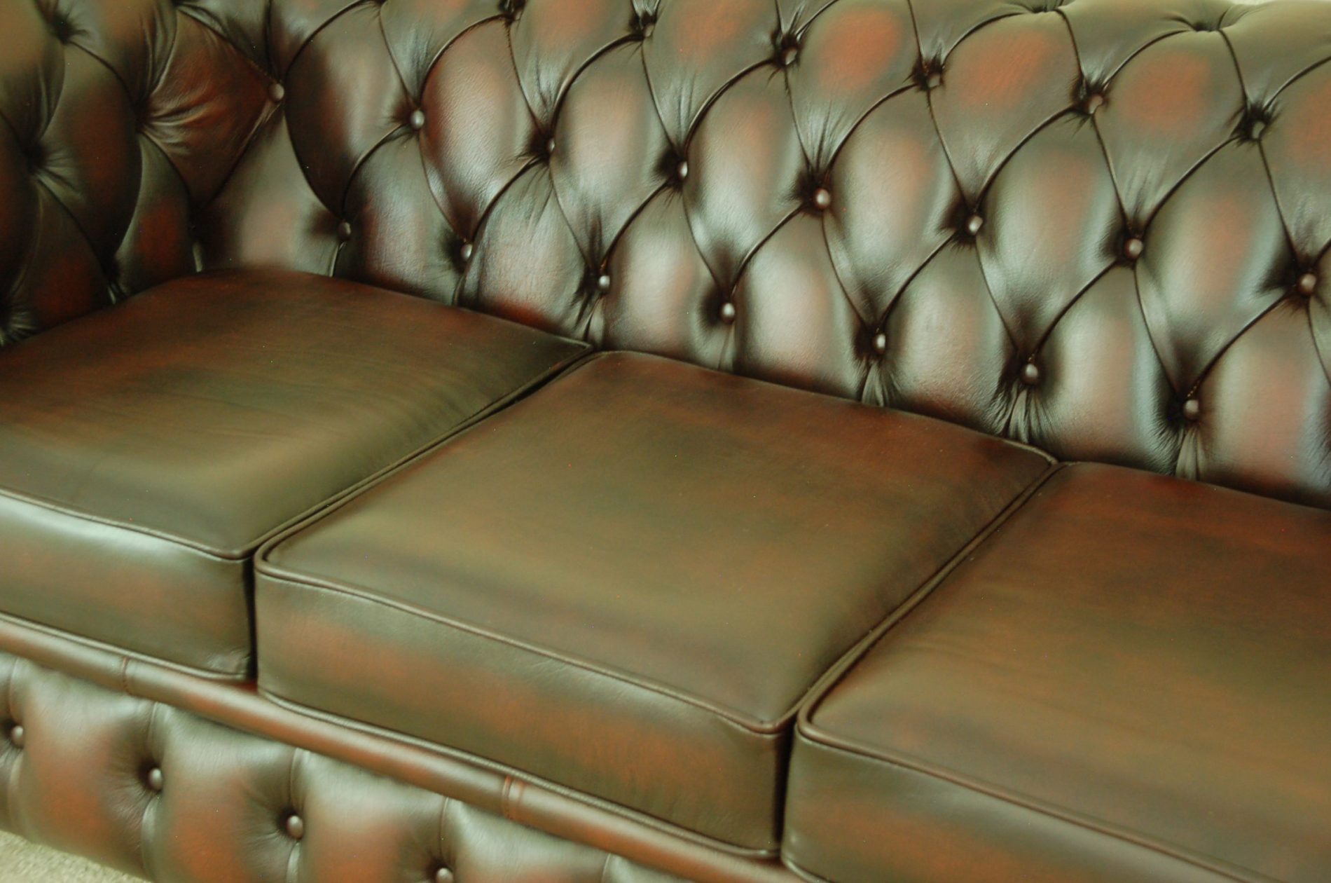 Nieuwe drie zits Carlton chesterfield bank