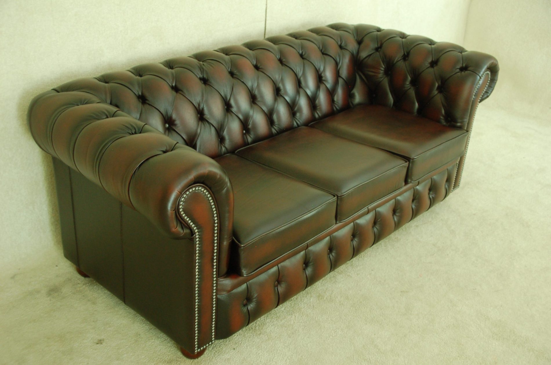 Nieuwe drie zits Carlton chesterfield bank