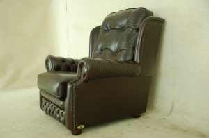 toonkamermodel nieuwe highback chesterfield oorfauteuil