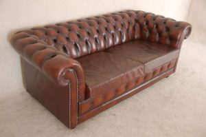 vintage chesterfield 3 zits bank