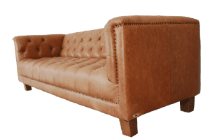 Burton chesterfield toonkamermodel in Rimini rust