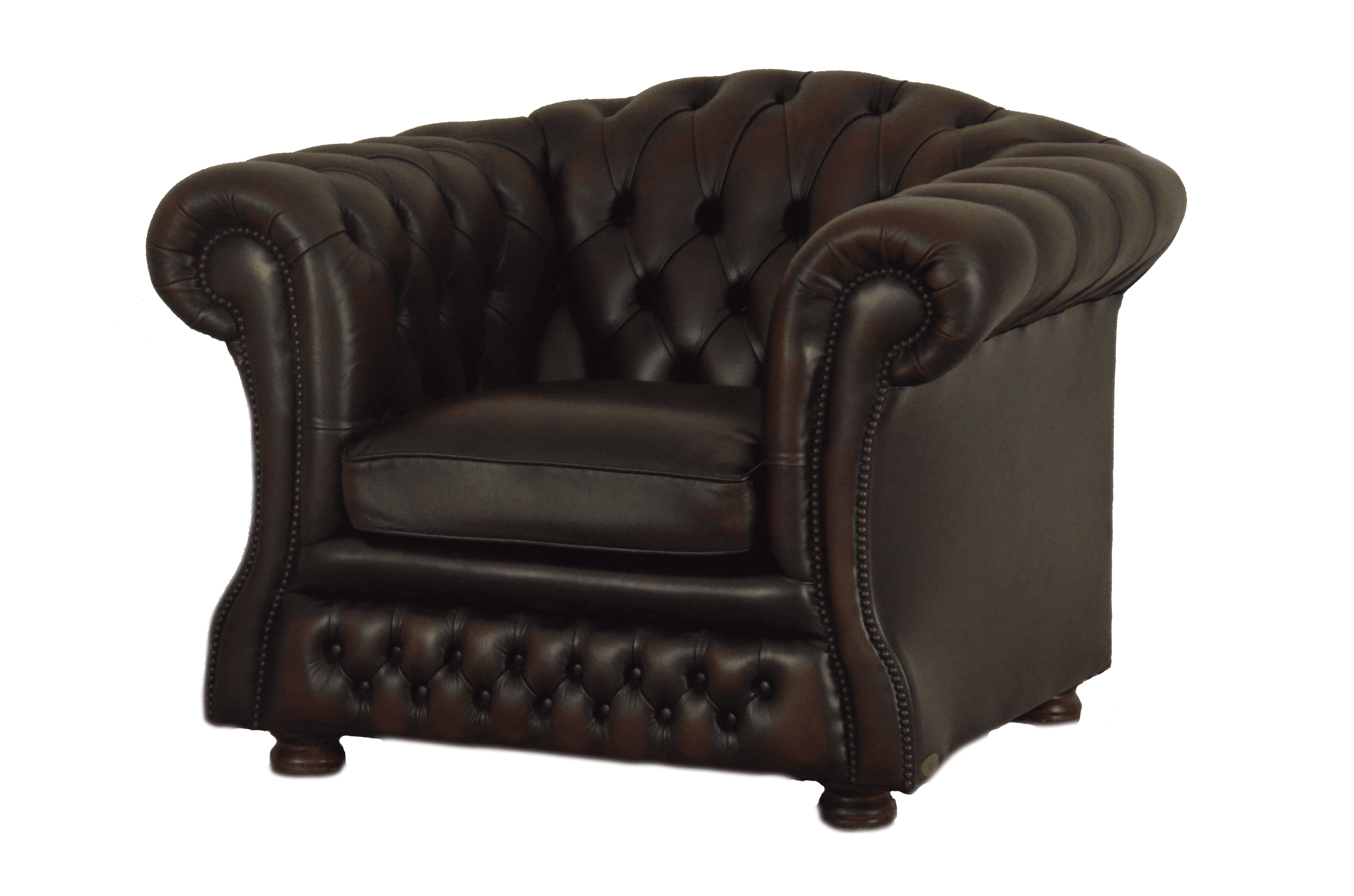 1 zits Chesterfield set in ant. Brown