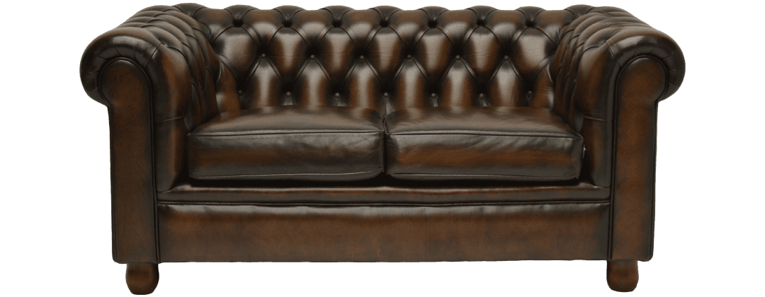 2 zits Chesterfield in ant. Brown