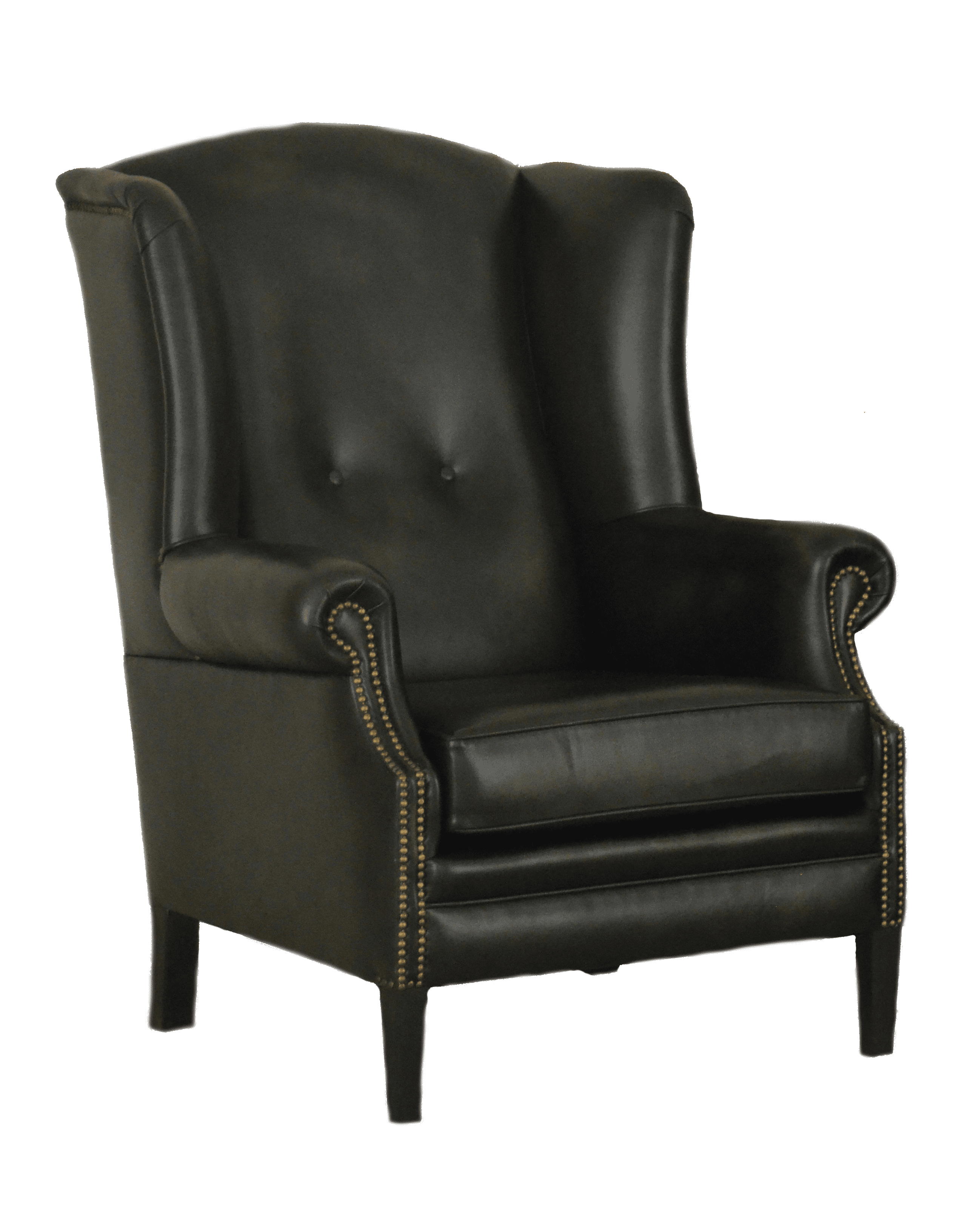 flatwing chesterfield chair in nieuwstaat