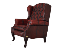 high back relaxfauteuil occasion in antique red