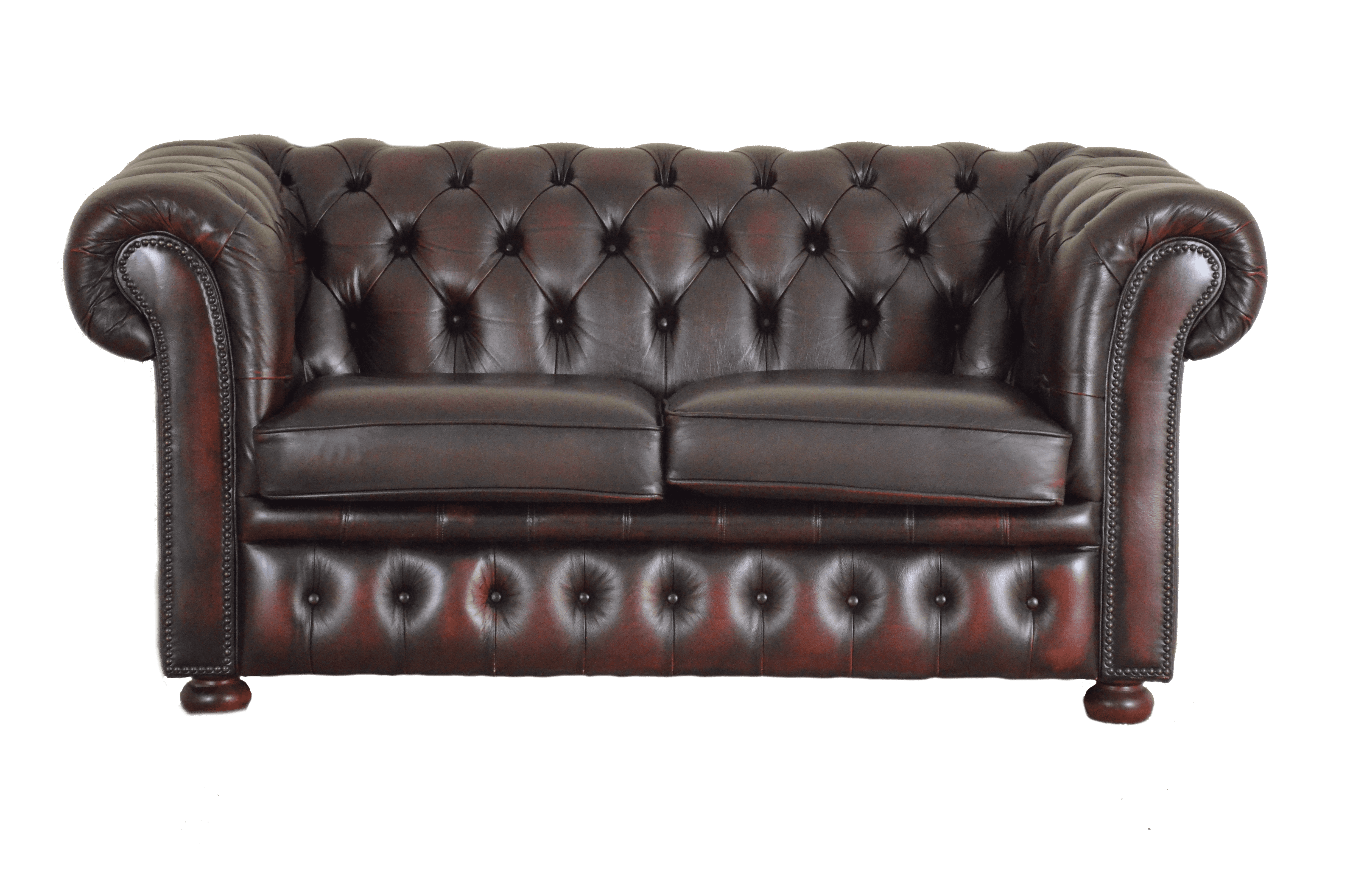 2 zits chesterfield sandhurst in ant. Red