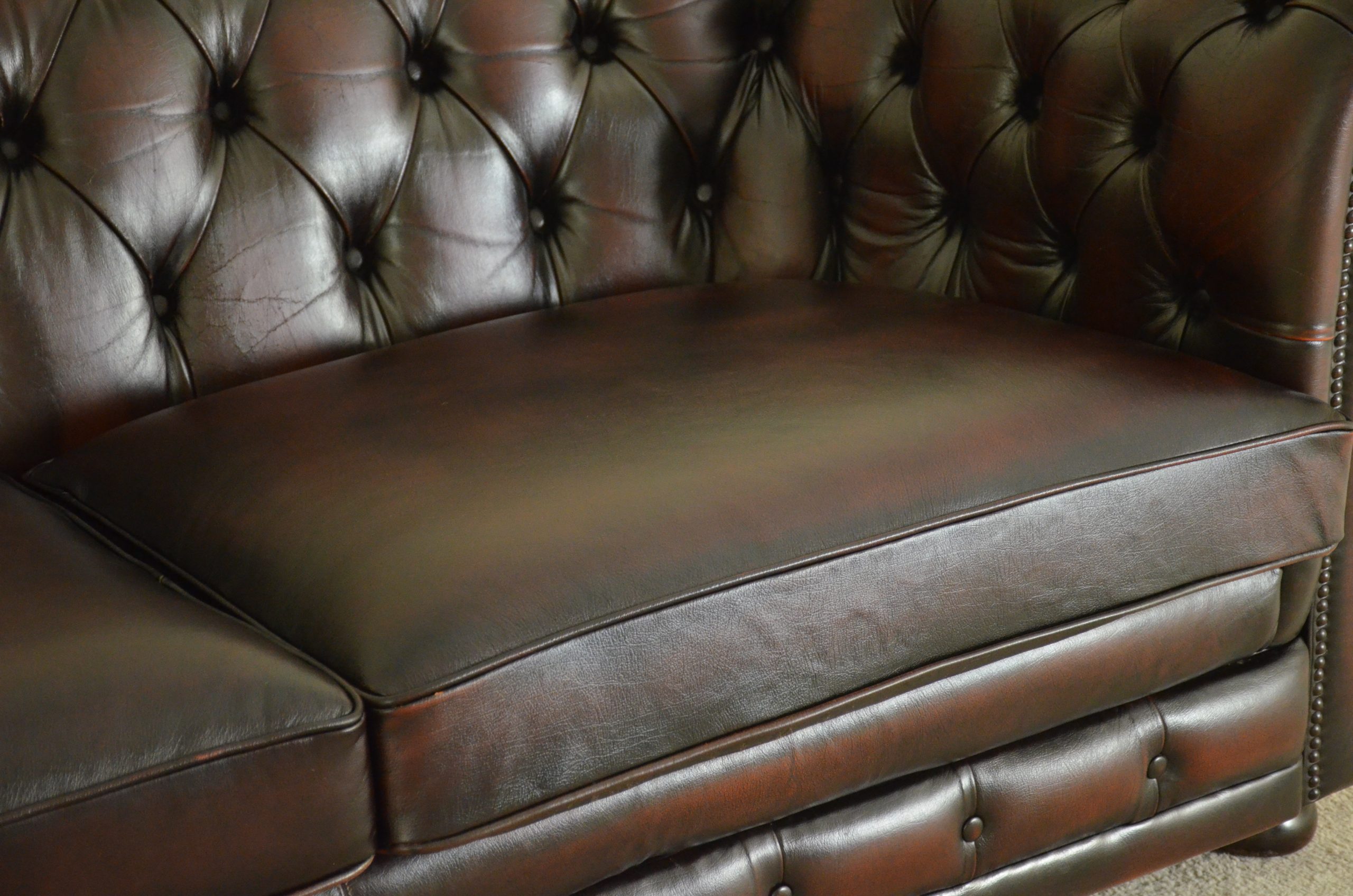 3 zits chesterfield occasion york fishmouth in antique Rust
