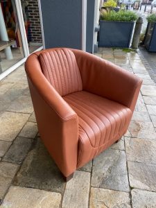 club chair rolf occasion in plain brandy