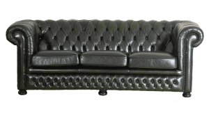 groene gebruikte chesterfield set