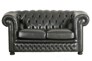 groene gebruikte chesterfield set