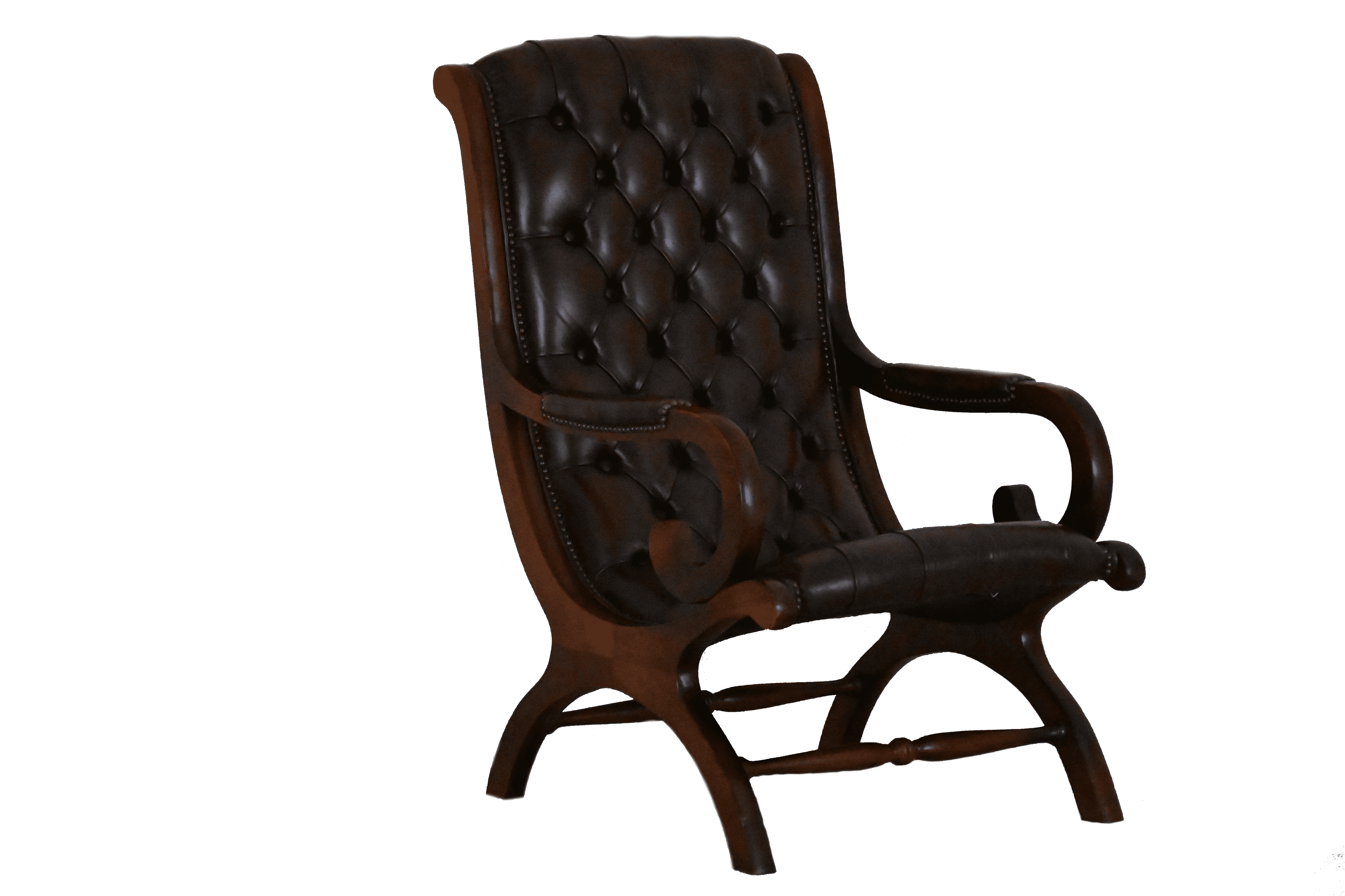 gebruikte chesterfield slipper chair