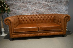 Toonkamermodel Kent driezits Chesterfield extra diepe zit