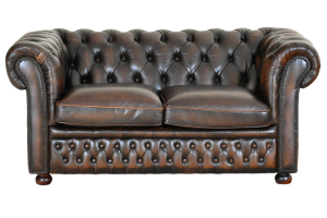 2 zits full size chesterfield in ant. Brown