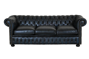 kleinere 3 zits chesterfield in antique blue