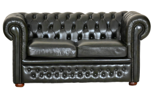 Ontdek deze elegante klassieke 2-zits Chesterfield bank in diep donkergroen leer. Perfecte balans tussen traditioneel design en comfortabel zitgemak. #204080