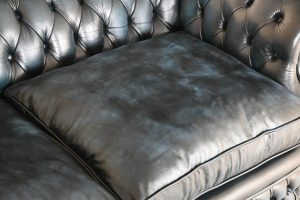 Elegante 3-zits Chesterfield in antique Blue