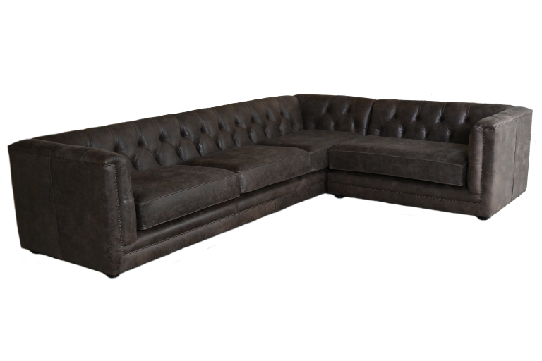 Premium traditionele Chesterfield hoekbank Burton koop je bij Delta Chesterfield √ Hoogwaardige kwaliteit √ maatvoering naar eigen wens. Informeer in de winkel.