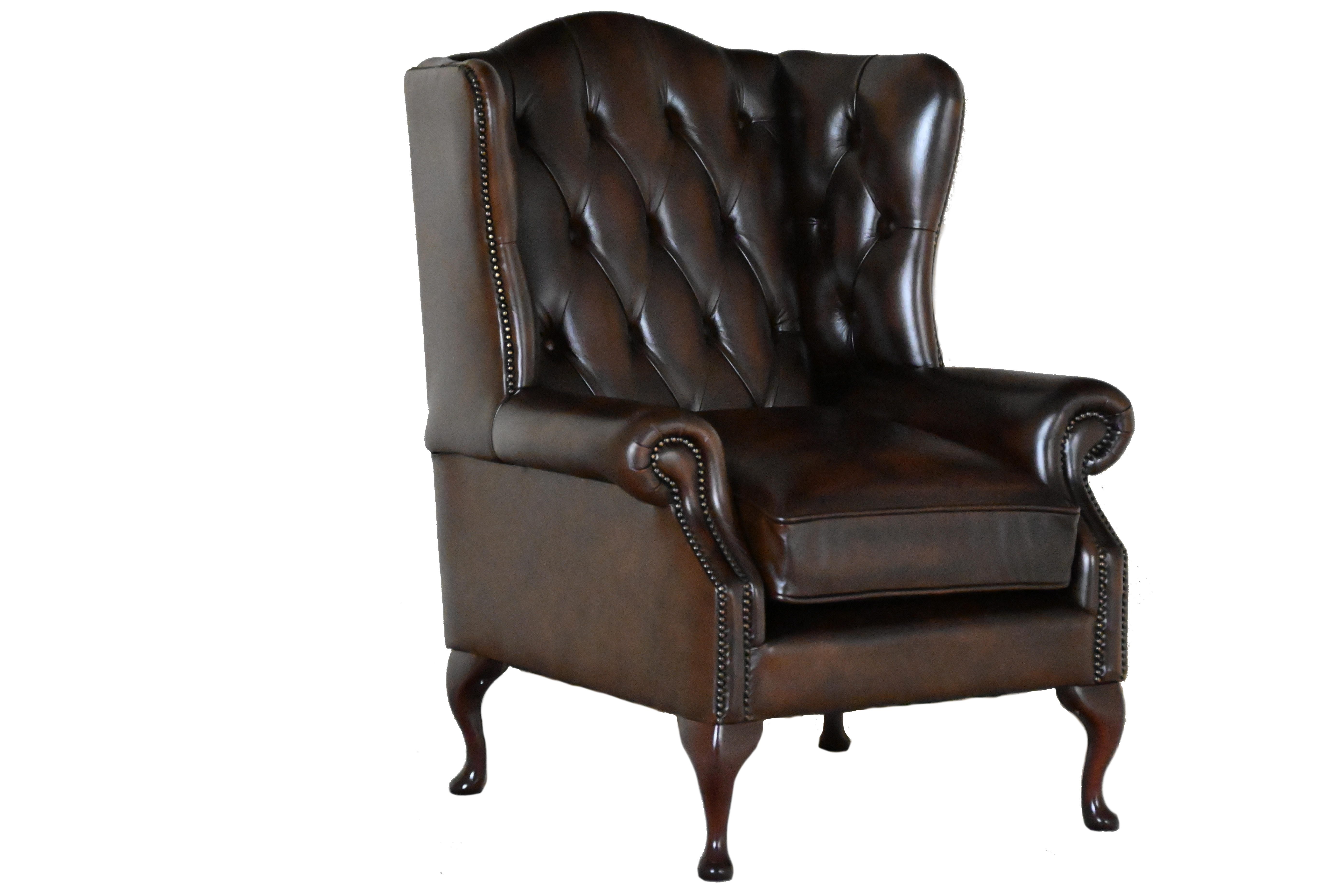 Comfortabele gebruikte traditionele oorfauteuil met zacht zitcomfort. Duurzaam, gecontroleerd, met garantie. Een circulaire keuze – direct leverbaar!