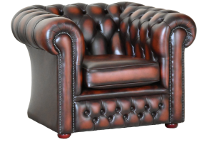 Ontdek deze prachtige gebruikte Full Size Chesterfield lowback stoel in vrijwel nieuwstaat. Comfortabel, duurzaam en voordelig geprijsd. Inclusief garantie!