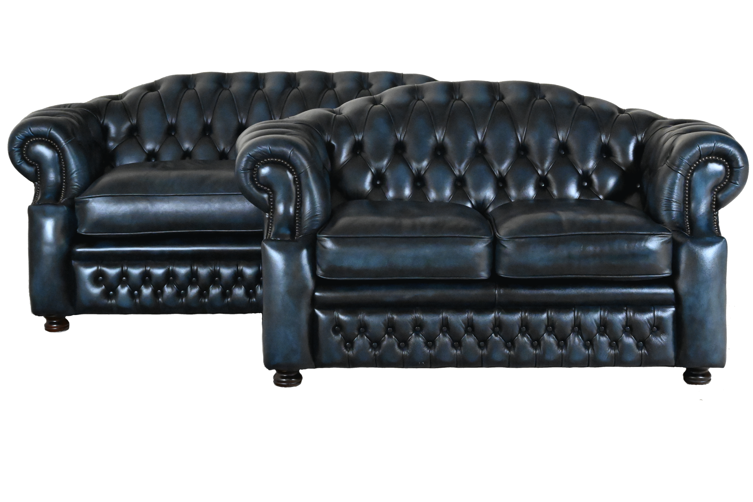 Ontdek deze gebruikte Chesterfield set Westminster (3+2 zits) met zacht zitcomfort en elegante uitstraling. Duurzaam, voordelig en geleverd met garantie.