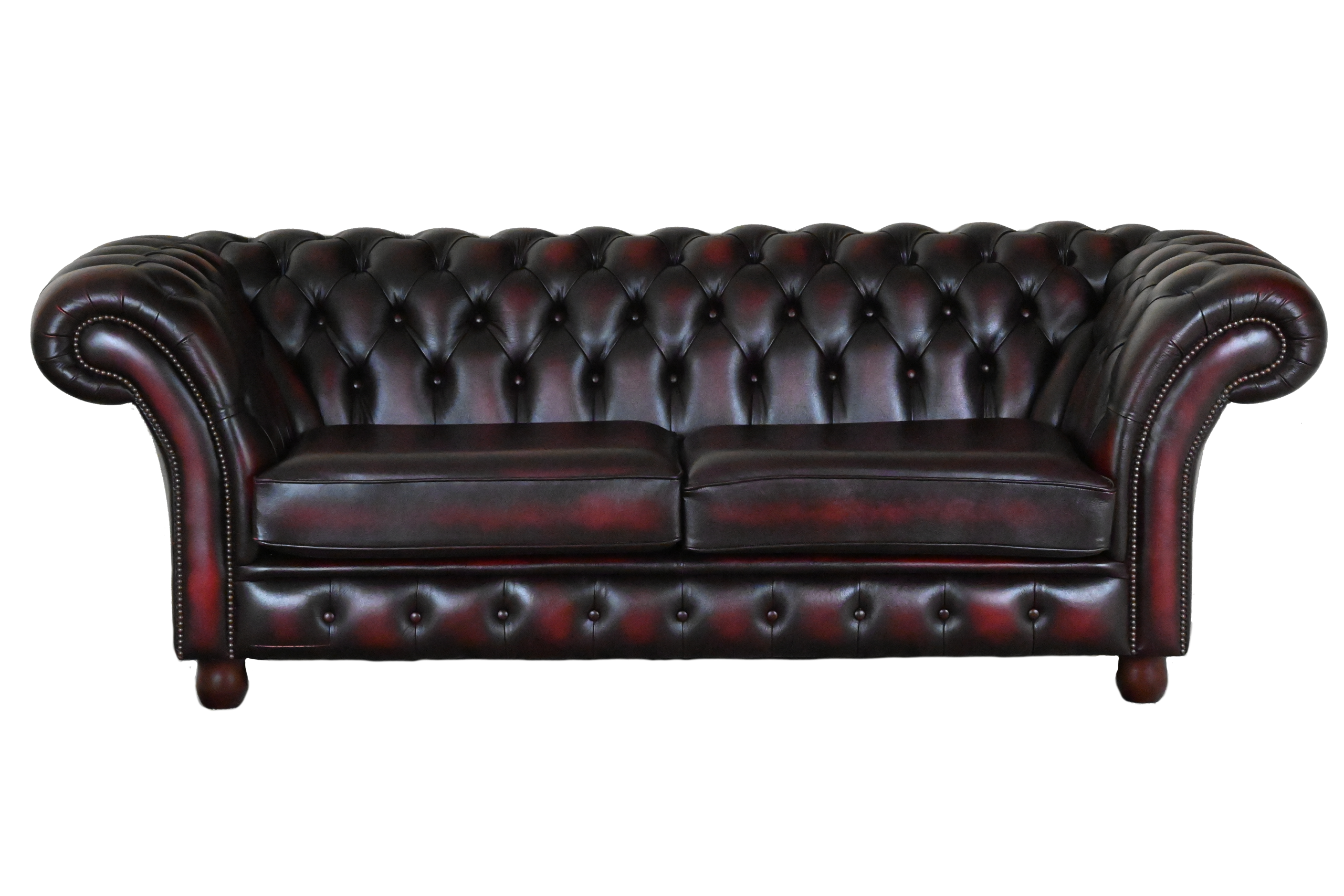 Gebruikte Chesterfield Hensford 3-zits in topstaat. Authentiek, circulair en met garantie. Levering zoals op de foto, vakmanschap van Delta Chesterfield.