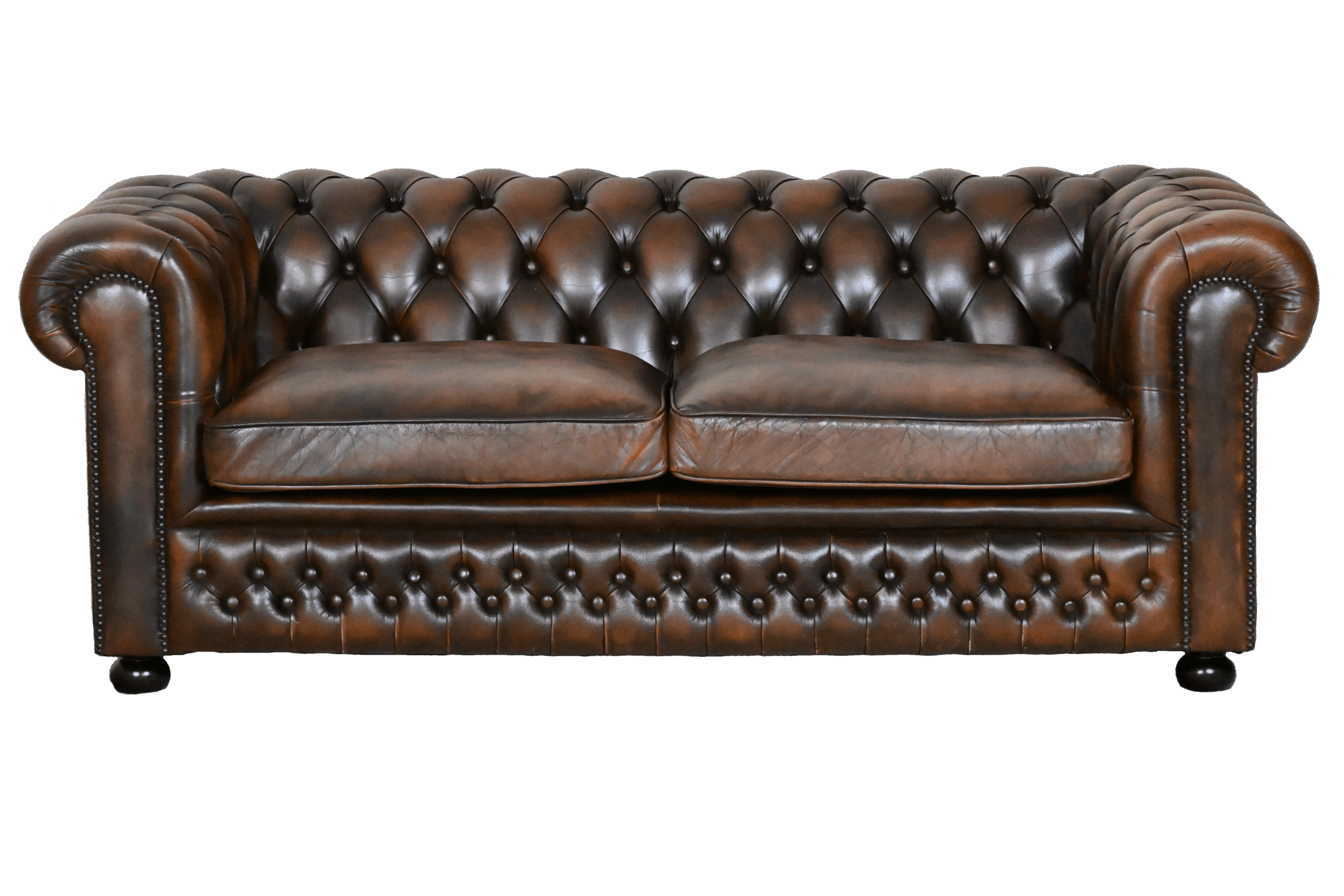 3 zits Full Size Chesterfield in ant. Tobacco